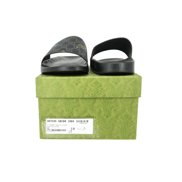 Gucci Men's GG Supreme Tiger Pint Slides - Picture 7 of 10